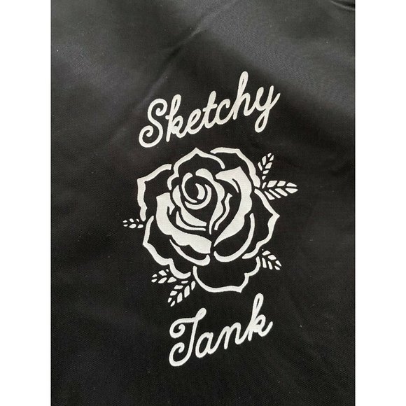 NEW SKETCHY TANK FLASH MEN'S BLACK COACH JACKET - Picture 4 of 10